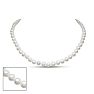 18 inch 6mm AA Pearl Necklace With 14K Yellow Gold Clasp Image-1