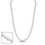 24 inch 6mm AA Pearl Necklace With 14K Yellow Gold Clasp Image-1