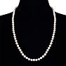 24 inch 6mm AA Pearl Necklace With 14K Yellow Gold Clasp Image-6