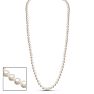 36 inch 6mm AA Pearl Necklace With 14K Yellow Gold Clasp Image-1