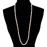 36 inch 8mm AA Pearl Necklace With 14K Yellow Gold Clasp Image-5