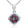 1 1/2 Carat Mystic Topaz Necklace  Image-1