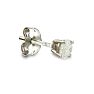 1/14ct  Single Diamond Stud Earring in Sterling Silver
 Image-1