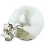 Pearl Stud Earrings With 9mm Cultured Pearls In 14 Karat White Gold Image-4