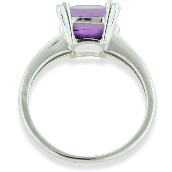 1.75 Amethyst and Diamond Ring
