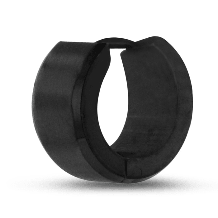 Matte black mens earrings on sale