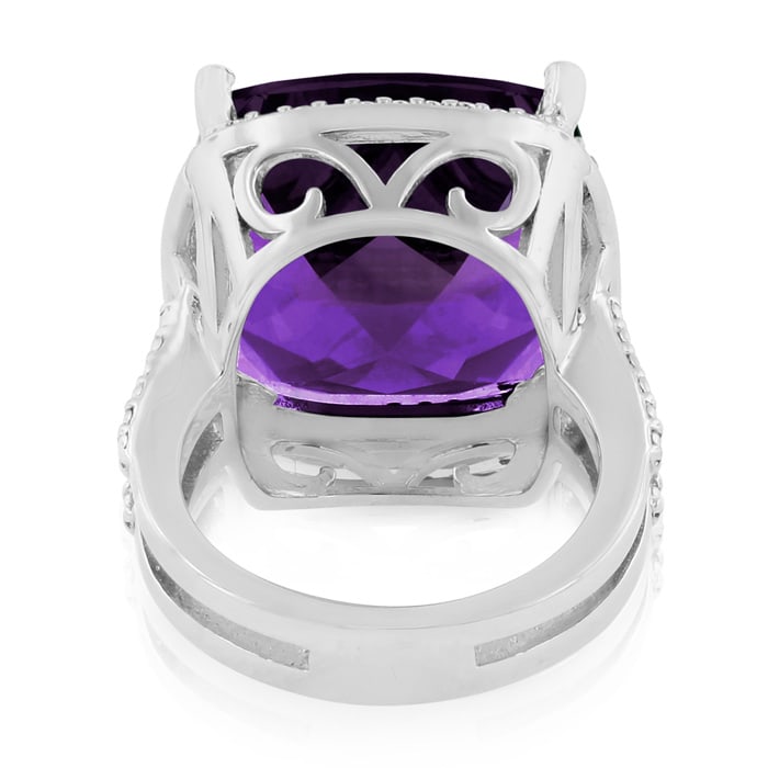 12ct Purple Amethyst Cocktail Ring