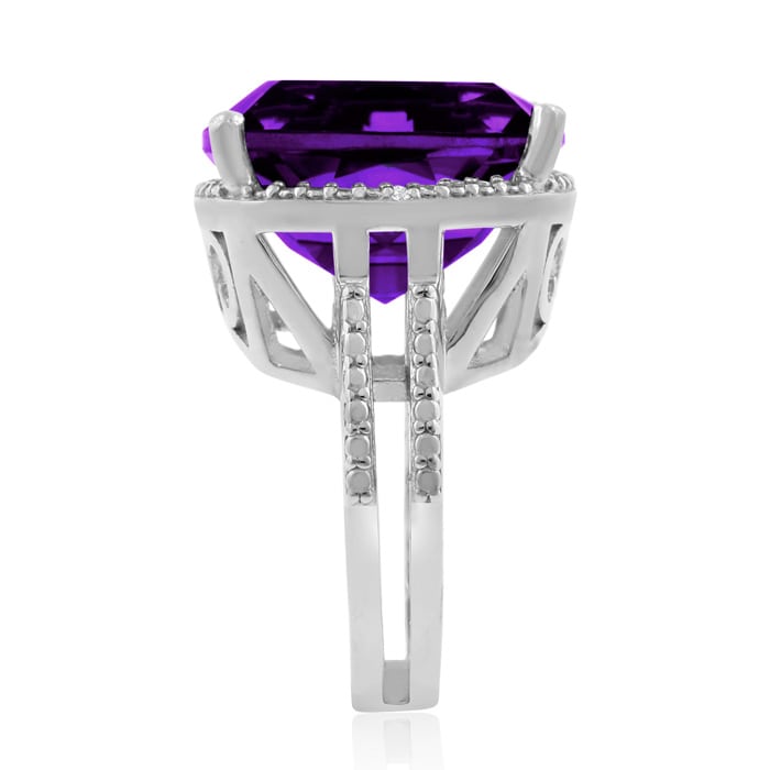 12ct Purple Amethyst Cocktail Ring