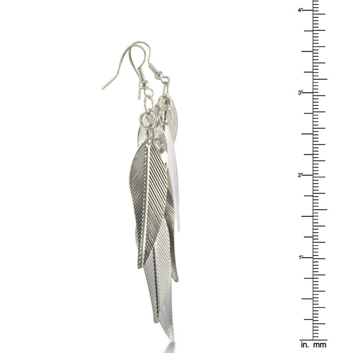 Lightweight Multi-Leaf Dangle Earrings