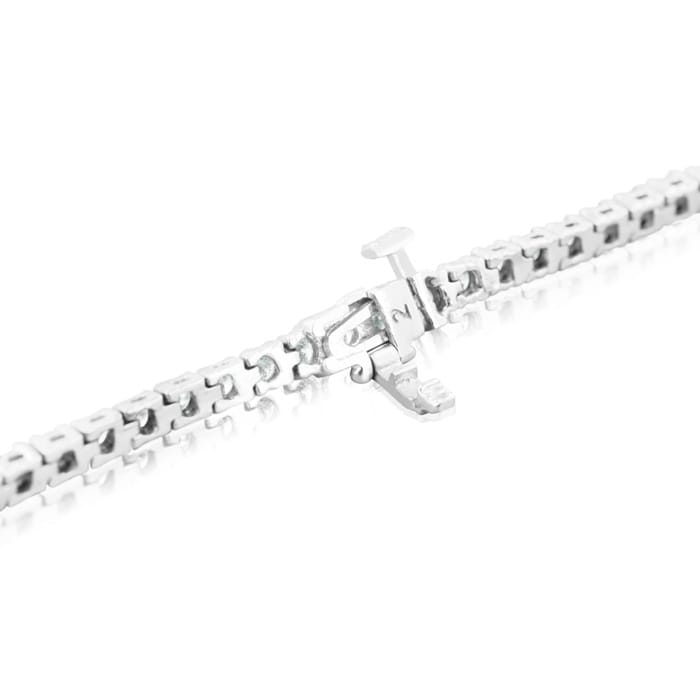 1.70 Carat Diamond Tennis Bracelet In 14 Karat White Gold, 6 Inches