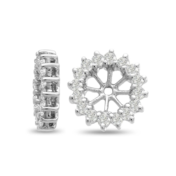 Diamond earring jackets for 2025 studs