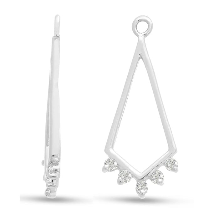 14K Chandelier Diamond Earring Jackets Super Jeweler Women Accessories Jewelry Earrings Studs 