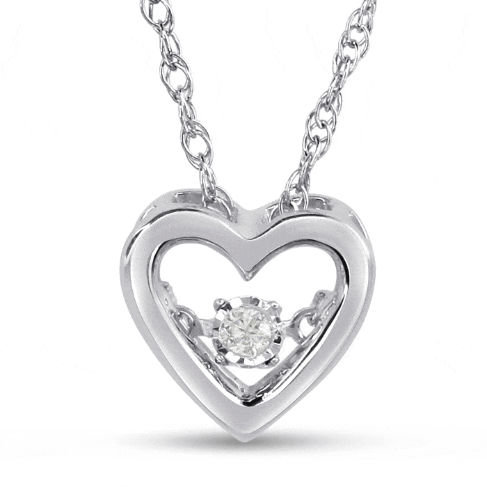 Lorraine kelly's diamond heart necklace Outlet