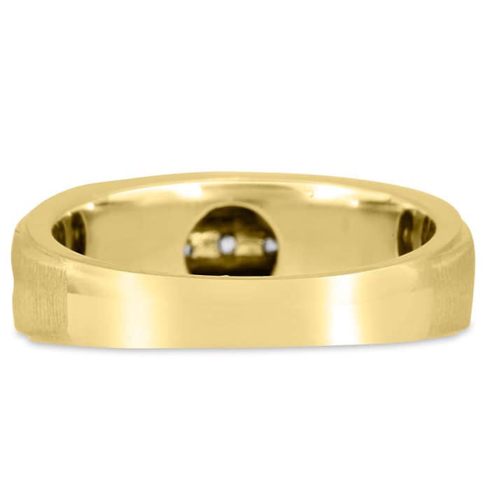 Men's 1/2ct Diamond Ring In 10K Yellow Gold