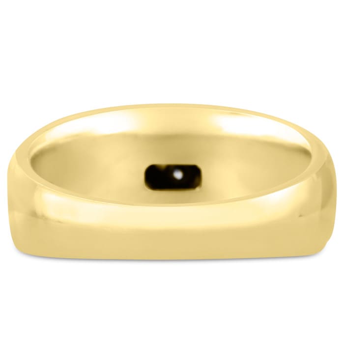 Men's 1/2ct Diamond Ring In 14K Yellow Gold
