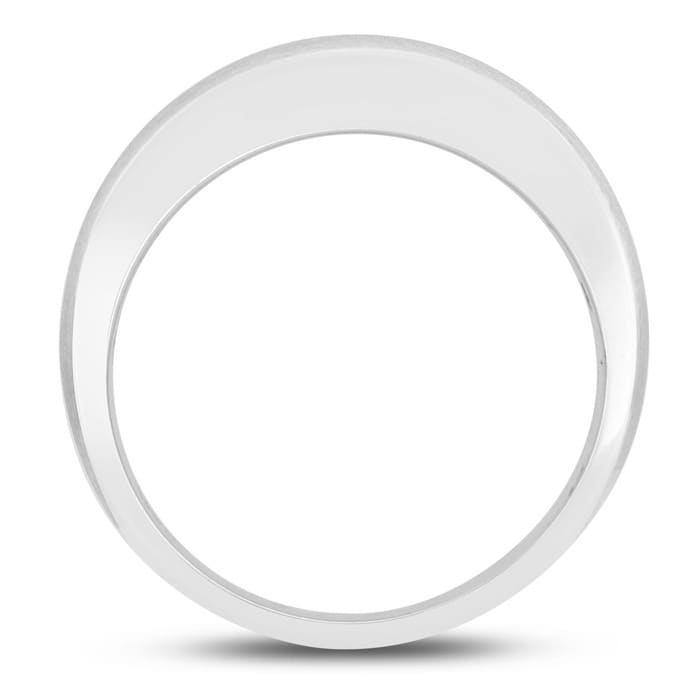 Men's 3/4ct Diamond Ring In 10K White Gold