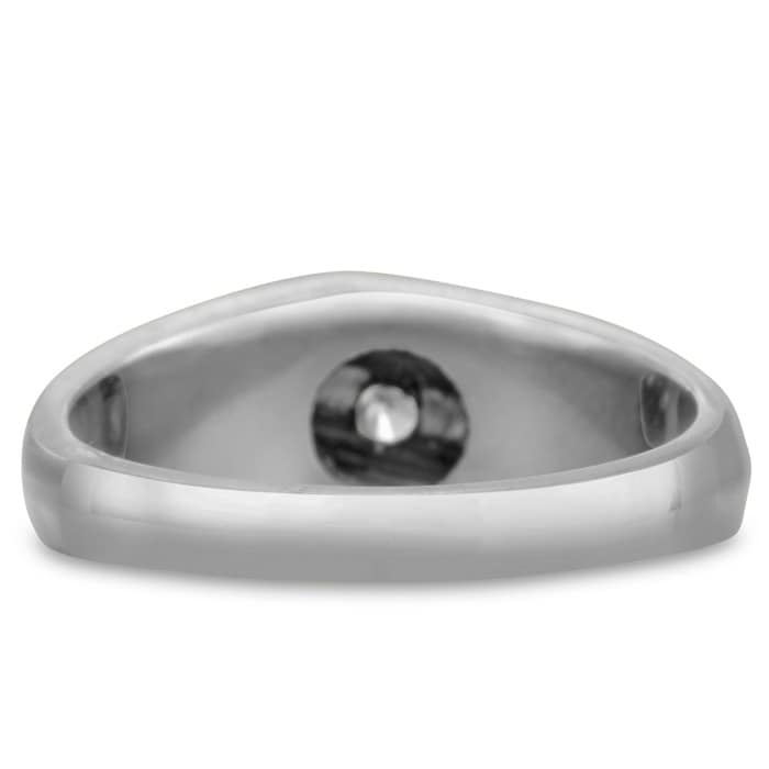 Men's 3/4ct Diamond Ring In 10K White Gold