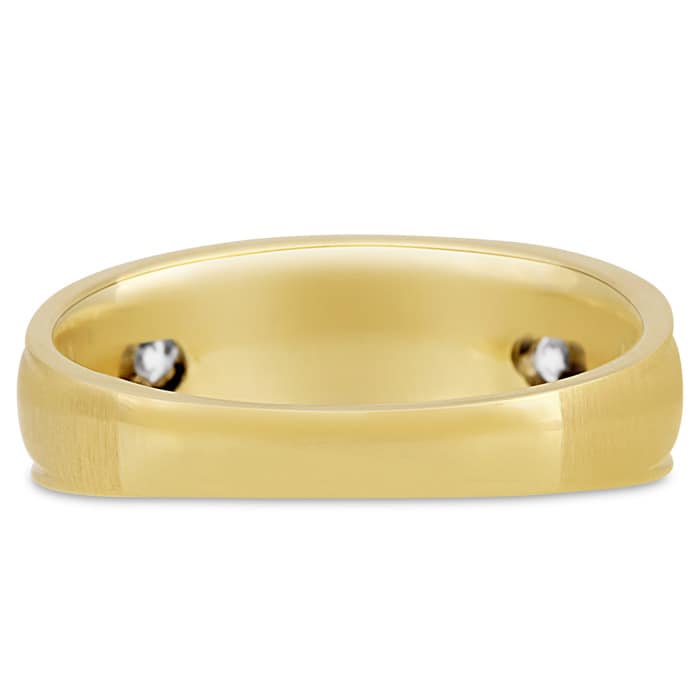 Men's 1/2ct Diamond Ring In 10K Yellow Gold