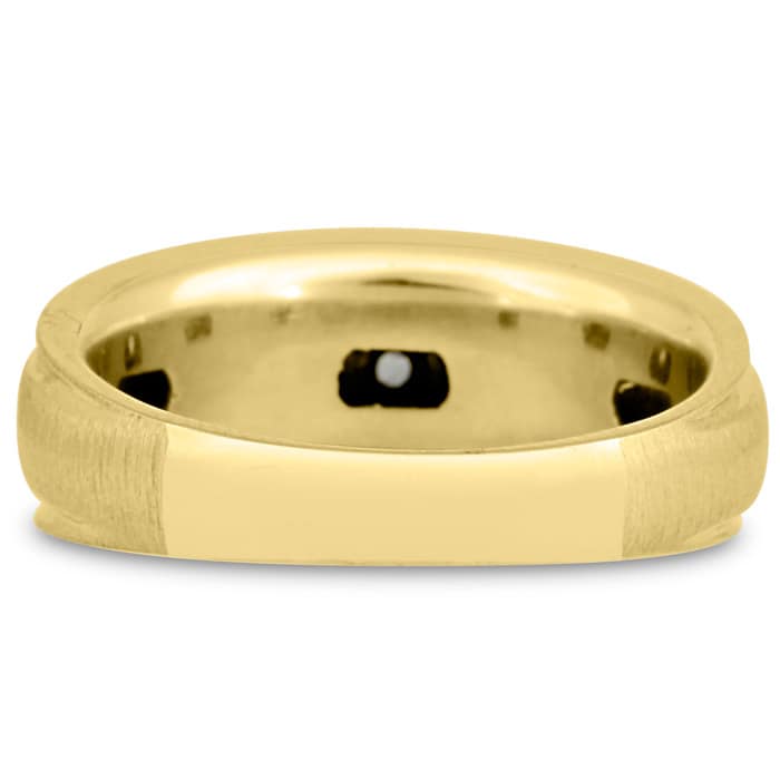 Men's 1/2ct Diamond Ring In 10K Yellow Gold