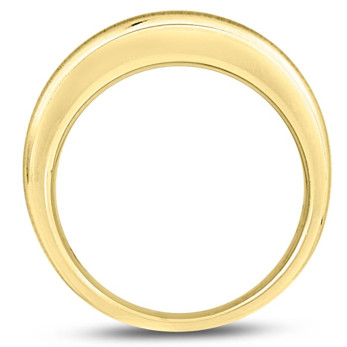 Men's 1/2ct Diamond Ring In 10K Yellow Gold