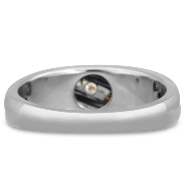 Men's 1/4ct Diamond Ring In 10K White Gold