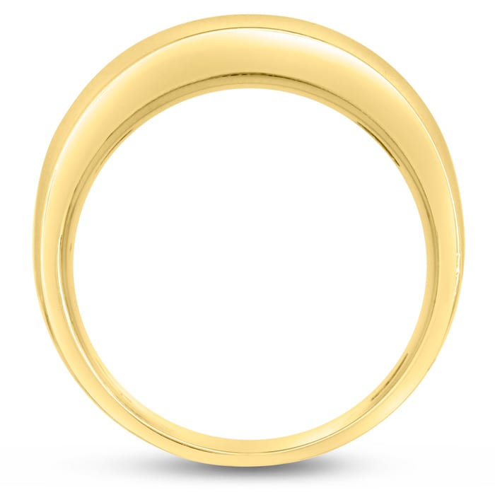 Men's 1/2ct Diamond Ring In 10K Yellow Gold