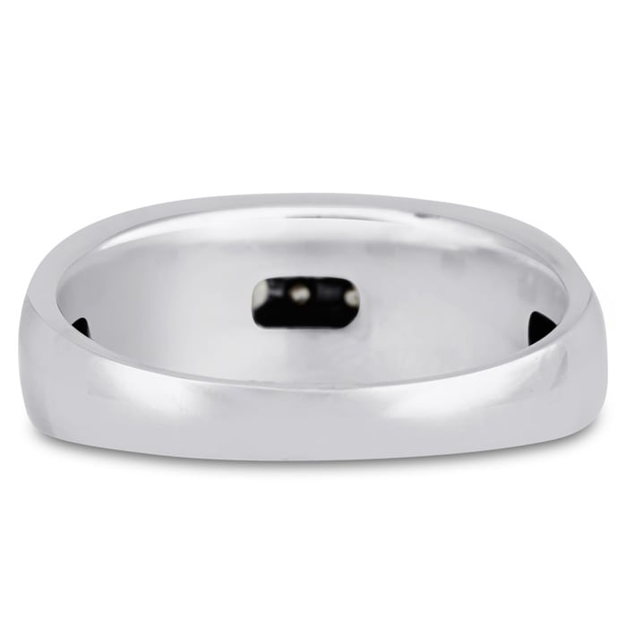 Men's 1/4ct Diamond Ring In 14K White Gold