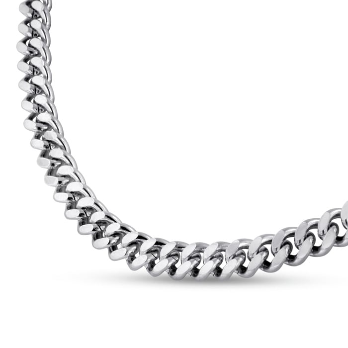 Mens Stainless Steel 20 Inch Curb Chain. Solid and Masculine and The Perfect Length