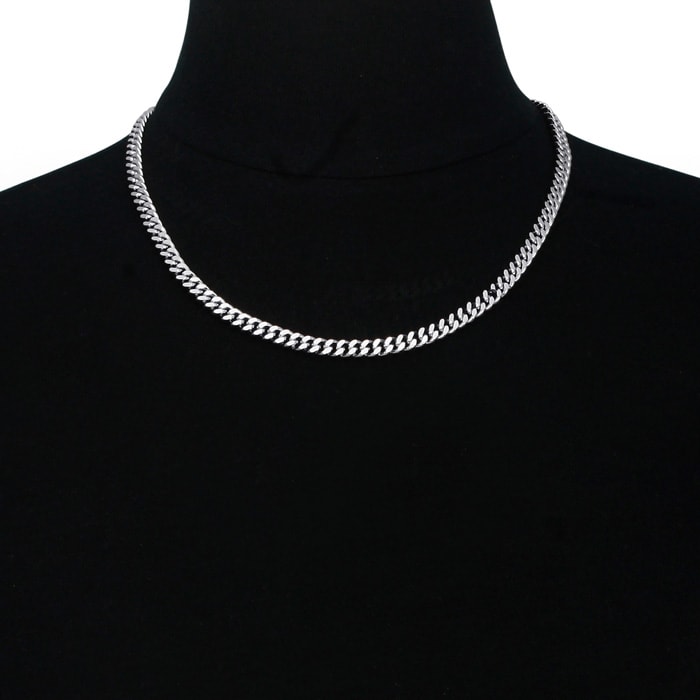 Mens Stainless Steel 20 Inch Curb Chain. Solid and Masculine and The Perfect Length