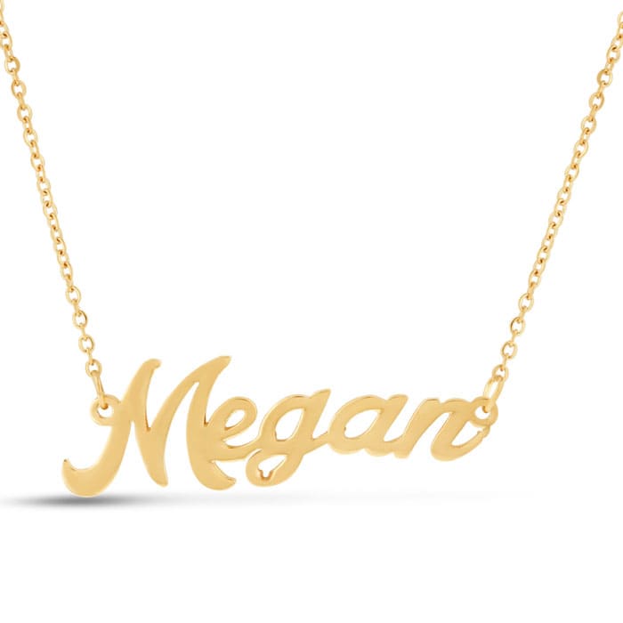 Megan name necklace online
