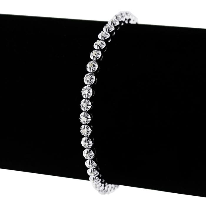 Classic 1 Carat Natural Diamond Bracelet