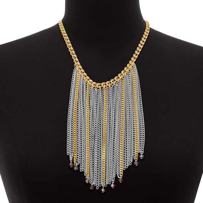 Two Tone Strand Necklace