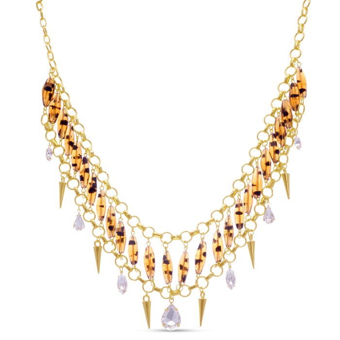 Tortoise Single Strand Necklace