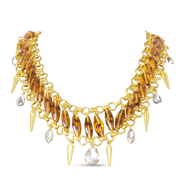 Tortoise Single Strand Necklace