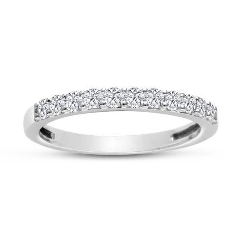 1/3ct Diamond matching wedding band matching to JWL11741 ( 2.25ct Princess Diamond Bridal Set in 14k White Gold)
