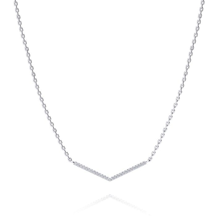 Ann taylor pave bar necklace shop