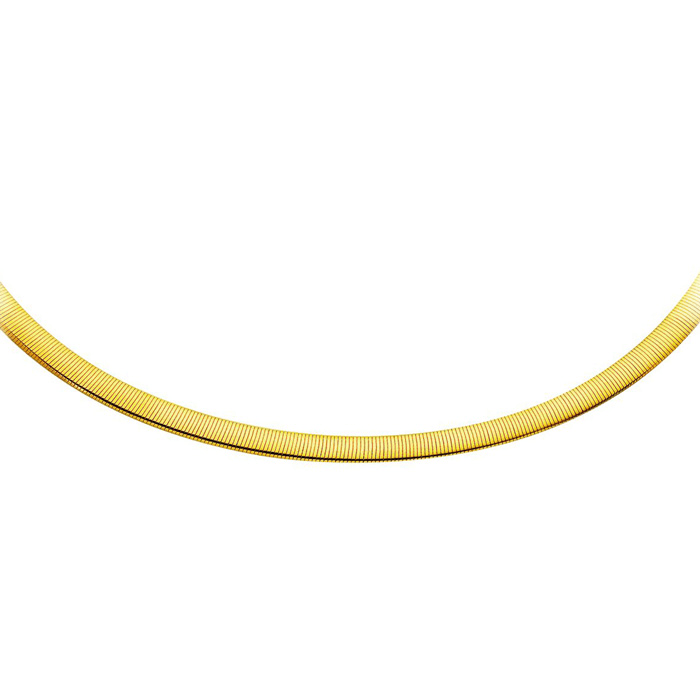 Reversible omega necklace 16 inch best sale