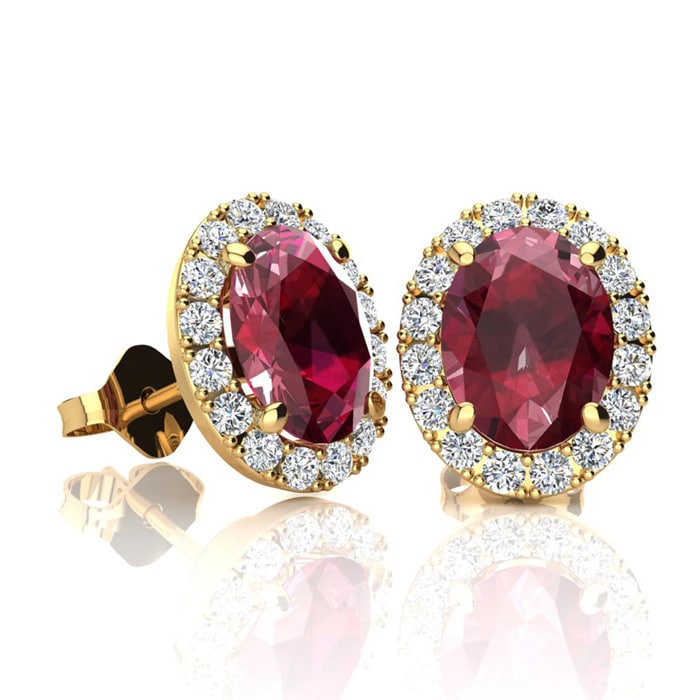 Second hand ruby earrings outlet