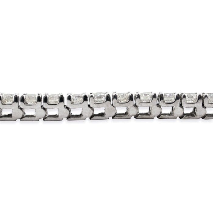 6 Carat Diamond Tennis Bracelet In 14 Karat White Gold