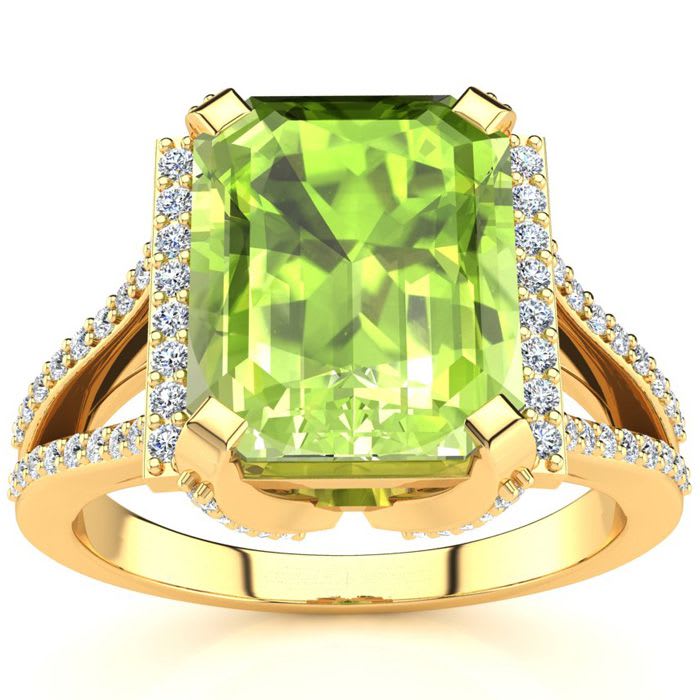 4 carat store peridot ring