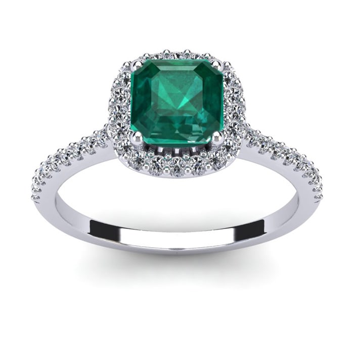 Cushion cut emerald deals