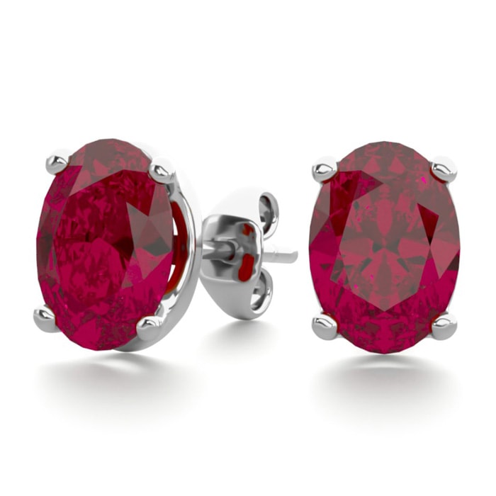 Second hand ruby earrings outlet