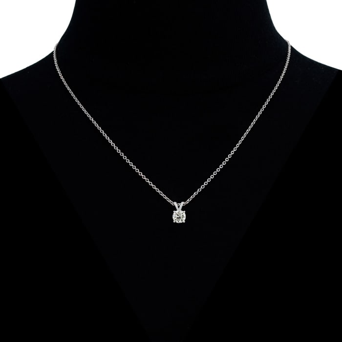 3/4 CARAT 14k White Gold Diamond Pendant BLOWOUT PRICE!