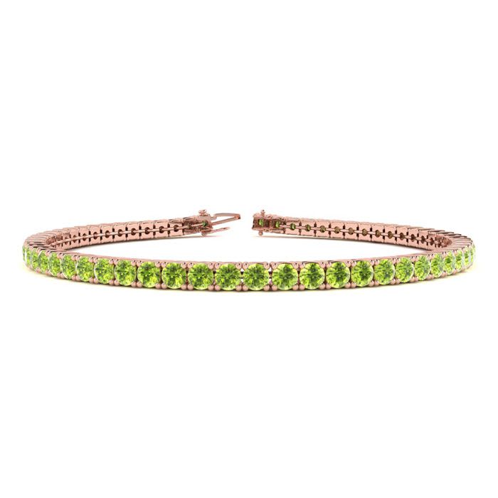 Peridot tennis sale bracelet