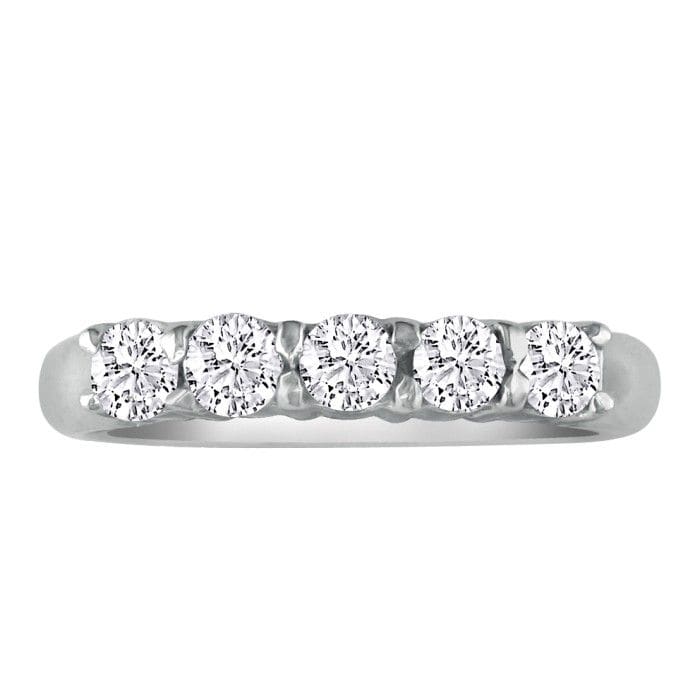 1 1/2 Carat Diamond Wedding Band In Platinum