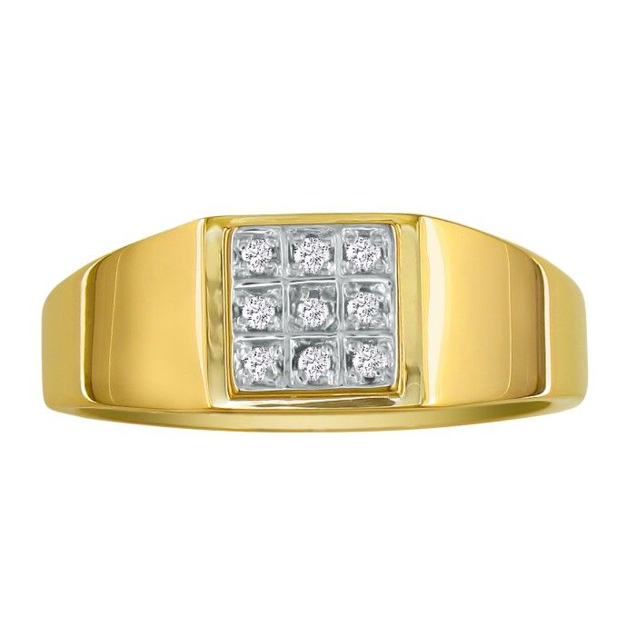 9 diamond mens ring store