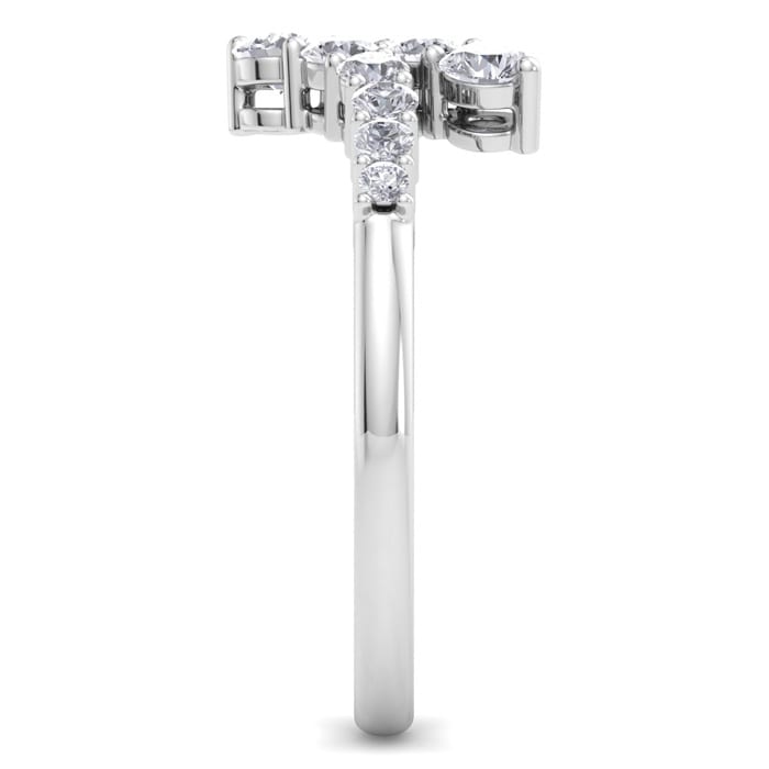 Stunning 1/2ct Journey Diamond Band in 14K White Gold