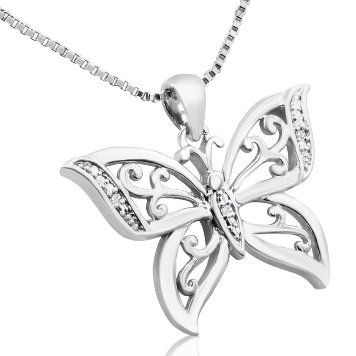 Donna sheridan butterfly on sale necklace