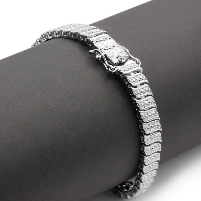 1/4 Carat Diamond Tennis Bracelet, 7 Inches 