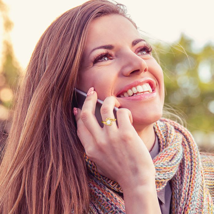 Round Freshwater Cultured Pearl Ring In 14 Karat Yellow Gold